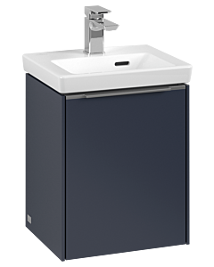 Villeroy und Boch Subway 3. 1930 vanity unit C58300VQ 35.1x42.9x30.9cm, hinge left / handle aluminum glossy, marine blue