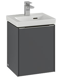 Villeroy und Boch Subway 3. 1930 vanity unit C58302VR 35.1x42.9x30.9cm, hinge left / handle monochrome, graphite