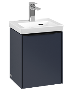 Villeroy und Boch Subway 3. 1930 vanity unit C58401VQ 35.1x42.9x30.9cm, hinge right / handle Volcano black, marine blue