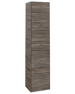 Villeroy und Boch Subway 3. 1930 C58600RK 40x171x36.2cm, charnière gauche / poignée aluminium brillant, chêne pierre