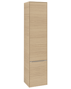 Villeroy und Boch Subway 3.0 Hochschrank C58600VJ 40x171x36,2cm, Schanier links/Griff Aluminium glänzend, nordic oak