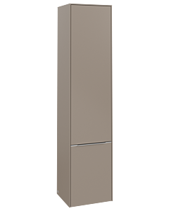 Villeroy und Boch Subway 3. 1930 cabinet C58600VM 40x171x36.2cm, hinge left / handle aluminum glossy, taupe