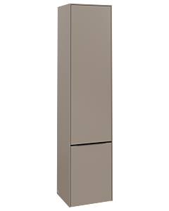 Villeroy und Boch Subway 3. 1930 cabinet C58601VM 40x171x36.2cm, hinge left / handle Volcano black, taupe