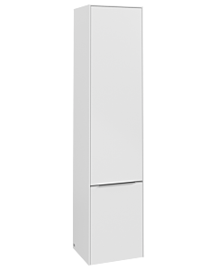 Villeroy und Boch Subway 3.0 Hochschrank C58700VF 40x171x36,2cm, Schanier rechts/Griff Aluminium glänzend, pure white