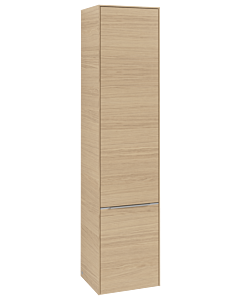 Villeroy und Boch Subway 3. 1930 cabinet C58700VJ 40x171x36.2cm, hinge right / handle aluminum glossy, nordic oak