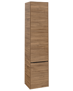 Villeroy und Boch Subway 3. 1930 cabinet C58701RH 40x171x36.2cm, hinge right / handle Volcano black, kansas oak