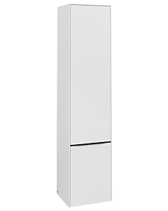 Villeroy und Boch Subway 3.0 Hochschrank C58701VF 40x171x36,2cm, Schanier rechts/Griff Volcano black, pure white