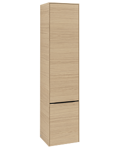 Villeroy und Boch Subway 3.0 Hochschrank C58701VJ 40x171x36,2cm, Schanier rechts/Griff Volcano black, nordic oak