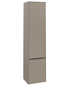 Villeroy und Boch Subway 3. 1930 C58701VM 40x171x36.2cm, charnière droite / poignée Volcano noir, taupe