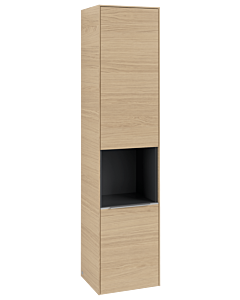 Villeroy und Boch Subway 3.0 Hochschrank C58800VJ 40x171x36,2cm, Schanier links/Griff Aluminium glänzend, nordic oak