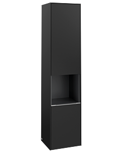 Villeroy und Boch Subway 3.0 Hochschrank C58800VL 40x171x36,2cm, Schanier links/Griff Aluminium glänzend, volcano black