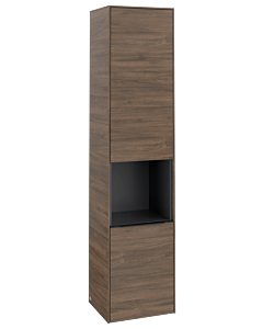 Villeroy und Boch Subway 3.0 Hochschrank C58801VH 40x171x36,2cm, Schanier links/Griff Volcano black, arizona oak