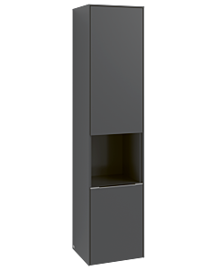 Villeroy und Boch Subway 3. 1930 C58802VR 40x171x36.2cm, charnière gauche / poignée monochrome, graphite