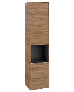 Villeroy und Boch Subway 3.0 Hochschrank C58900RH 40x171x36,2cm, Schanier rechts/Griff Aluminium glänzend, kansas oak