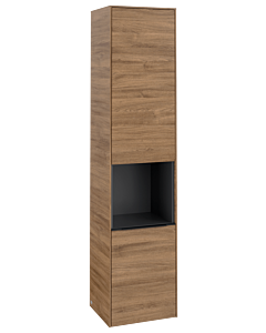 Villeroy und Boch Subway 3. 1930 cabinet C58901RH 40x171x36.2cm, hinge right / handle Volcano black, kansas oak
