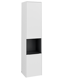Villeroy und Boch Subway 3.0 Hochschrank C58901VF 40x171x36,2cm, Schanier rechts/Griff Volcano black, pure white