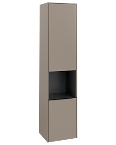 Villeroy und Boch Subway 3. 1930 cabinet C58901VM 40x171x36.2cm, hinge right / handle Volcano black, taupe