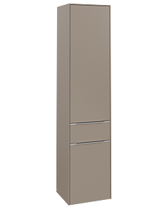 Villeroy und Boch Subway 3. 1930 cabinet C59000VM 40x171x36.2cm, hinge left / handle aluminum glossy, taupe