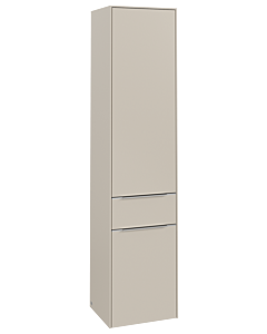 Villeroy und Boch Subway 3. 1930 cabinet C59000VN 40x171x36.2cm, hinge left / handle aluminum glossy, cashmere gray