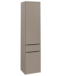 Villeroy und Boch Subway 3. 1930 cabinet C59001VM 40x171x36.2cm, hinge left / handle Volcano black, taupe
