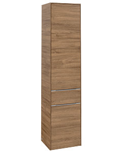 Villeroy und Boch Subway 3. 1930 cabinet C59100RH 40x171x36.2cm, hinge right / handle aluminum glossy, kansas oak