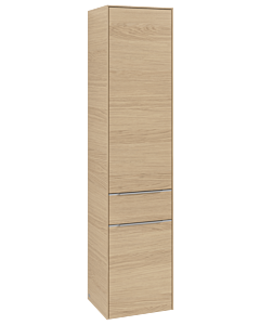 Villeroy und Boch Subway 3. 1930 cabinet C59100VJ 40x171x36.2cm, hinge right / handle aluminum glossy, nordic oak