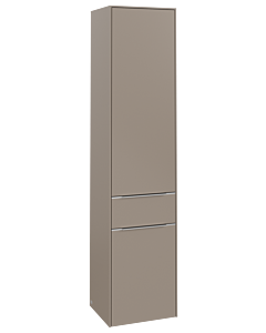 Villeroy und Boch Subway 3. 1930 cabinet C59100VM 40x171x36.2cm, hinge right / handle aluminum glossy, taupe
