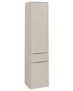 Villeroy und Boch Subway 3. 1930 cabinet C59100VN 40x171x36.2cm, hinge right / handle aluminum glossy, cashmere gray