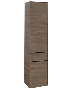 Villeroy und Boch Subway 3.0 Hochschrank C59101VH 40x171x36,2cm, Schanier rechts/Griff Volcano black, arizona oak