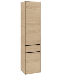 Villeroy und Boch Subway 3. 1930 cabinet C59101VJ 40x171x36.2cm, hinge right / handle Volcano black, nordic oak