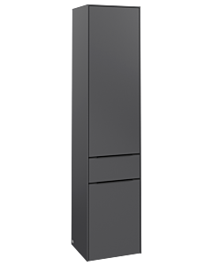 Villeroy und Boch Subway 3. 1930 cabinet C59101VR 40x171x36.2cm, hinge right / handle Volcano black, graphite