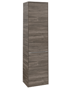 Villeroy und Boch Subway 3. 1930 C59200RK 40x171x36.2cm, charnière gauche / poignée aluminium brillant, chêne pierre