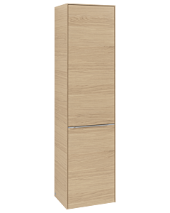 Villeroy und Boch Subway 3. 1930 C59200VJ 40x171x36.2cm, charnière gauche / poignée aluminium brillant, chêne nordique