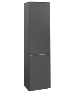 Villeroy und Boch Subway 3.0 Hochschrank C59200VR 40x171x36,2cm, Schanier links/Griff Aluminium glänzend, graphite
