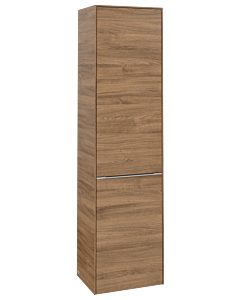 Villeroy und Boch Subway 3. 1930 C59300RH 40x171x36.2cm, charnière droite / poignée aluminium brillant, chêne kansas