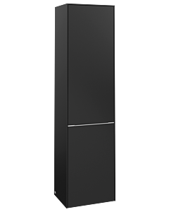 Villeroy und Boch Subway 3. 1930 C59300VL 40x171x36.2cm, charnière droite / poignée aluminium brillant, noir volcan