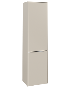 Villeroy und Boch Subway 3. 1930 cabinet C59300VN 40x171x36.2cm, hinge right / handle aluminum glossy, cashmere gray