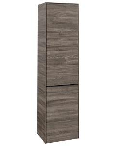 Villeroy und Boch Subway 3. 1930 C59301RK 40x171x36.2cm, charnière droite / poignée Volcano black, stone oak