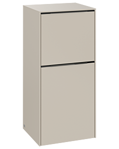 Villeroy und Boch Subway 3. 1930 side cabinet C59402VN 40x86x36.2cm, hinge left / handle monochrome, cashmere gray