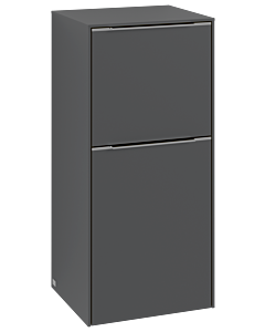 Villeroy und Boch Subway 3. 1930 C59402VR 40x86x36.2cm, charnière gauche / poignée monochrome, graphite