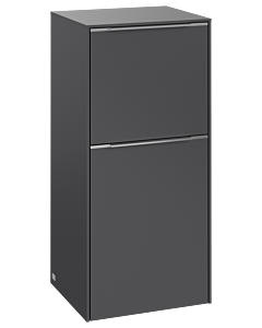 Villeroy und Boch Subway 3. 1930 C59500VR 40x86x36.2cm, charnière droite / poignée aluminium brillant, graphite
