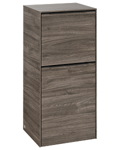Villeroy und Boch Subway 3. 1930 C59501RK 40x86x36.2cm, charnière droite / poignée Volcano black, stone oak