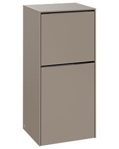 Villeroy und Boch Subway 3. 1930 side cabinet C59502VM 40x86x36.2cm, hinge right / handle monochrome, taupe
