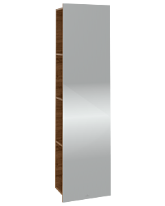 Villeroy und Boch Subway 3. 1930 mirror shelf C59600RH 45x170x30cm, with shelf on the left, kansas oak