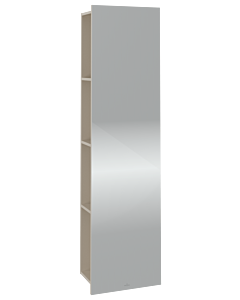 Villeroy und Boch Subway 3. 1930 mirror shelf C59600VN 45x170x30cm, with shelf on the left, cashmere gray