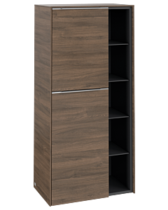 Villeroy und Boch Subway 3.0 Mittelschrank C59800VH 57,4x120x36,2cm, Schanier links/Griff Aluminium glänzend, arizona oak