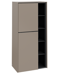 Villeroy und Boch Subway 3. 1930 center cabinet C59802VM 57.4x120x36.2cm, hinge left / handle monochrome, taupe