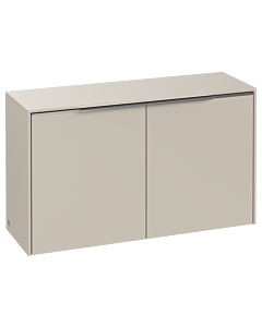 Villeroy und Boch Subway 3. 1930 sideboard C60000VN 80.5x42.3x25.6cm, handle aluminum glossy, cashmere gray
