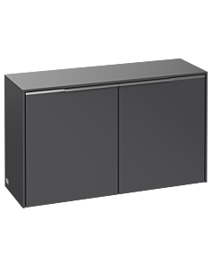 Villeroy und Boch Subway 3.0 Sideboard C60000VR 80,5x42,3x25,6cm, Griff Aluminium glänzend, graphite