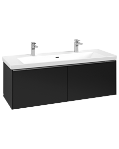 Villeroy und Boch Subway 3. 1930 C60100VL 127,2x42,9x47,8cm, sans LED / poignée aluminium brillant, noir volcan